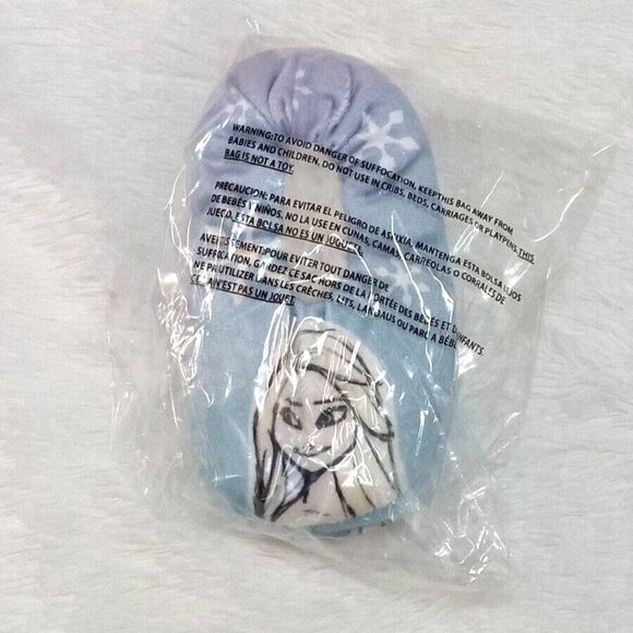 Girl's Toddler "FROZEN" Slip-On Faux Fur Slippers (Size 2T-3T) Multicolo… - Picture 6 of 6